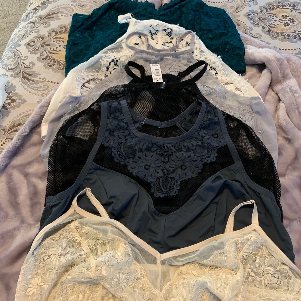 4 torrid bralettes